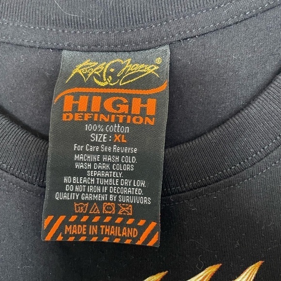 High definition/ Warrior with dragon black short sleeved shirt - Picture 3 of 3